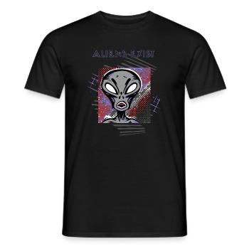 Les extraterrestres existent : prouvez le contraire - T-shirt homme - noir - Devant - AI Model Male 178 light (178cm)
