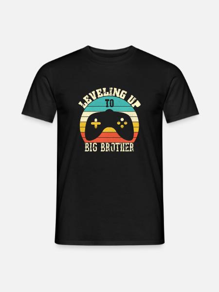 Passez au niveau de Big Brother - T-shirt homme - noir