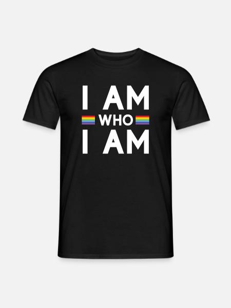 Pride Month - Ich bin, wer ich bin - LGBTQ+ - Männer T-Shirt - Schwarz