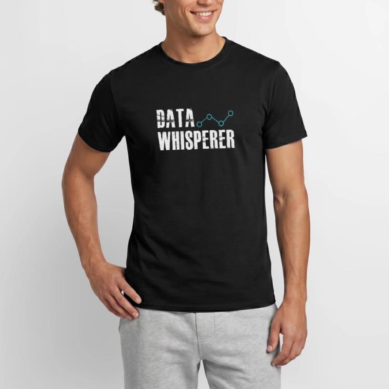 Data Whisperer Science Analyst Software Engineer Men’s T-shirt