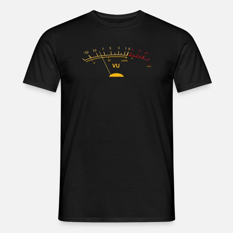 Compteur de volume VU - T-shirt homme - noir