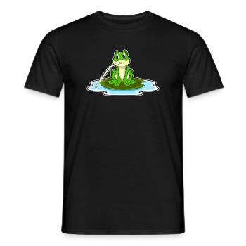 Grenouille drôle - T-shirt homme - noir - Devant - AI Model Male 178 light (178cm)