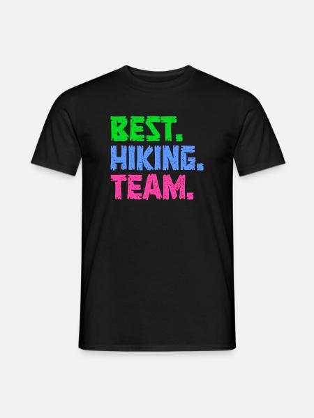 Wanderung Statement Wandern Wanderer Klettern - Männer T-Shirt - Schwarz