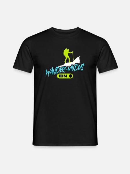 Bergwandern Wandern Wanderer Gletscher Statement - Männer T-Shirt - Schwarz
