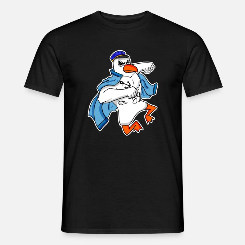 Seagull Captain Faust - Men's T-shirt - black