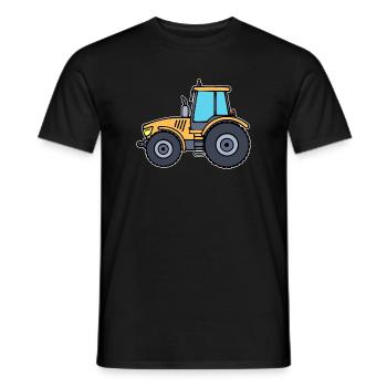 Landleben Fahrzeug Traktor Landmaschinen Landwirt - Männer T-Shirt - Schwarz - Vorne - AI Model Male 178 light (178cm)