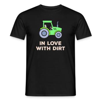 Bauer Tractor Agricultural Machinery Statement Vehicle - Men's T-Shirt - black - Front - AI Model Male 178 light (178cm)