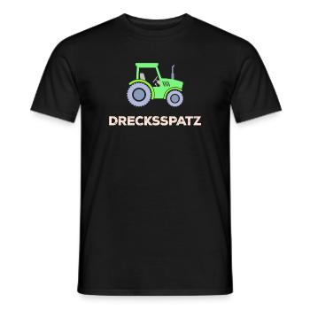 Véhicule utilitaire disant tracteur Country Life Farmer - T-shirt homme - noir - Devant - AI Model Male 178 light (178cm)