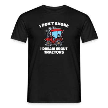Déclaration du véhicule Biofarmer pour tracteur à moteur - T-shirt homme - noir - Devant - AI Model Male 178 light (178cm)