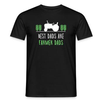 Déclaration de l’agriculteur Tracteur de véhicule à moteur Agriculteur biologique - T-shirt homme - noir - Devant - AI Model Male 178 light (178cm)