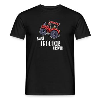 Traktor Statement Jungbauer Biobauer Bauernhof - Männer T-Shirt - Schwarz - Vorne - AI Model Male 178 light (178cm)