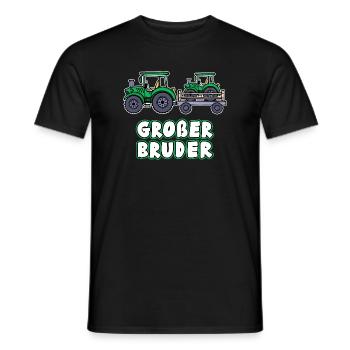 Nutzfahrzeug Bauer Statement Traktor Biobauer - Männer T-Shirt - Schwarz - Vorne - AI Model Male 178 light (178cm)