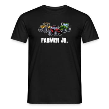 Traktor Statement Jungbauer Landmaschinen Ackerbau - Männer T-Shirt - Schwarz - Vorne - AI Model Male 178 light (178cm)