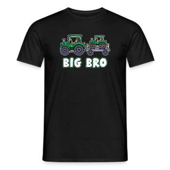 Biobauer Traktor Bauer Statement Fahrzeug Feld - Männer T-Shirt - Schwarz - Vorne - AI Model Male 178 light (178cm)