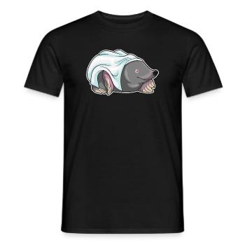 Maulwurf Braut Schleier Hochzeit - Männer T-Shirt - Schwarz - Vorne - AI Model Male 178 light (178cm)