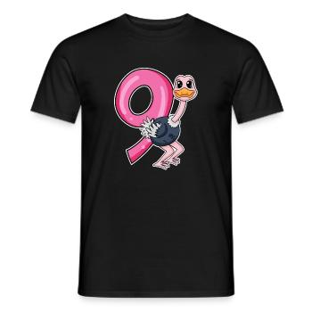 Bouquet motif 9e anniversaire - neuf ans - T-shirt homme - noir - Devant - AI Model Male 178 light (178cm)
