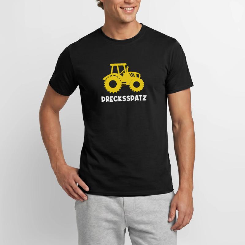 Traktor Bauer Feld Ackerbau Statement Biobauer Männer T-Shirt