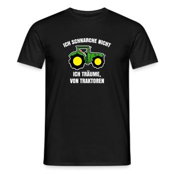 Landmaschinen Fahrzeug Statement Bauernhof Traktor - Männer T-Shirt - Schwarz - Vorne - AI Model Male 178 light (178cm)