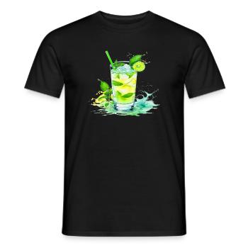 Mojito - T-shirt homme - noir - Devant - AI Model Male 178 light (178cm)