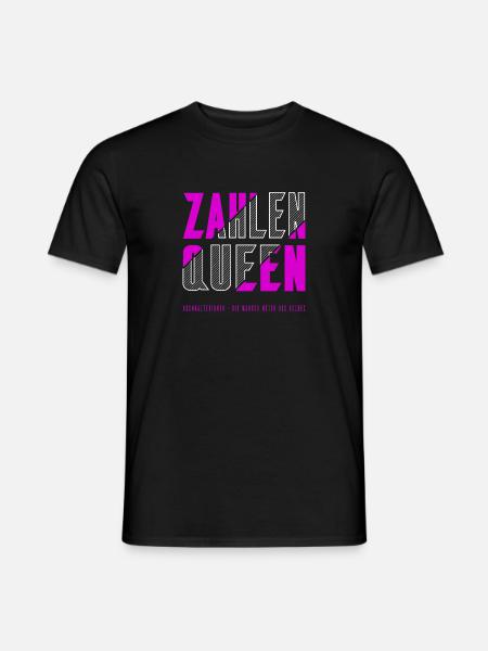 Zahlen Queen - Männer T-Shirt - Schwarz