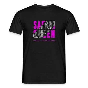 Safari Queen - T-shirt homme - noir - Devant - AI Model Male 178 light (178cm)