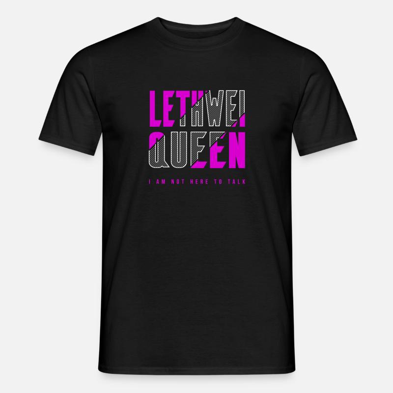 Lethwei Königin - Männer T-Shirt - Schwarz