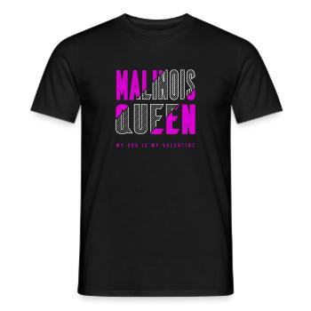Reine Malinois - T-shirt homme - noir - Devant - AI Model Male 178 light (178cm)
