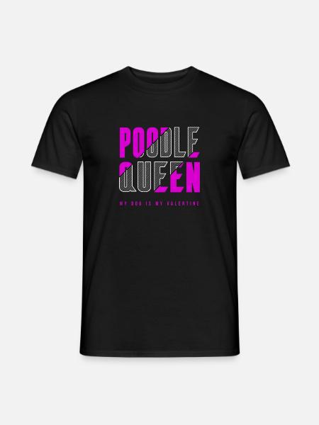 Poodle Queen - Men's T-Shirt - black