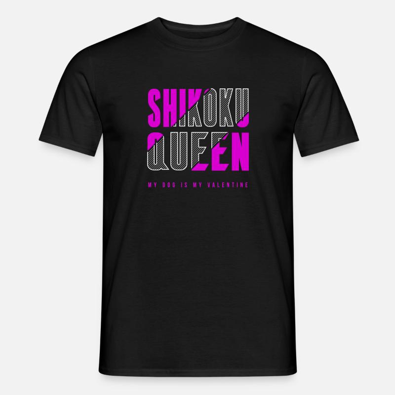 Shih Poo Königin - Männer T-Shirt - Schwarz