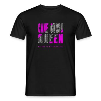 Cane Corso Queen - Men's T-Shirt - black - Front - AI Model Male 178 light (178cm)