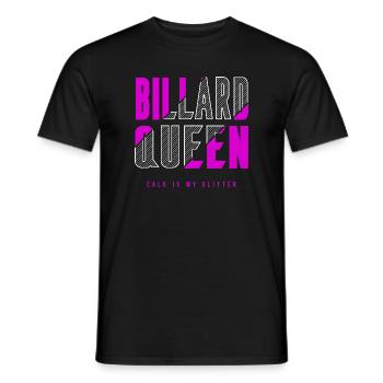 Reine du billard - T-shirt homme - noir - Devant - AI Model Male 178 light (178cm)