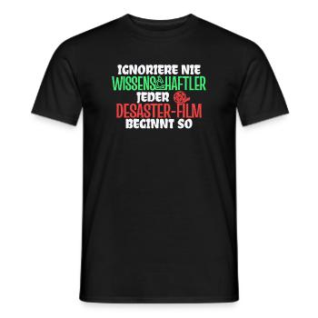 Film Schauen Movies Statement Dvd Abend Kinoabend - Männer T-Shirt - Schwarz - Vorne - AI Model Male 178 light (178cm)