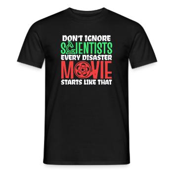 Cinéma Films Cinéma Films Déclaration Soirée DVD - T-shirt homme - noir - Devant - AI Model Male 178 light (178cm)