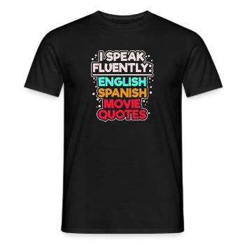 Déclaration Films Streaming Film Regarder Cineaste - T-shirt homme - noir - Devant - AI Model Male 178 light (178cm)
