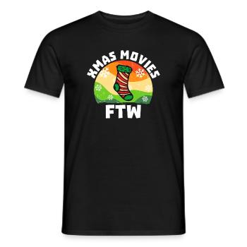 Films Déclaration Films Streaming Théâtre Cinéma DVD - T-shirt homme - noir - Devant - AI Model Male 178 light (178cm)