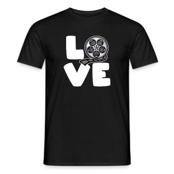 Films disant binge watching Streaming Films de cinéma - T-shirt homme - noir - Devant - AI Model Male 178 light (178cm)
