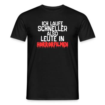 Movies Filme Statement Kinoabend Binge Watching - Männer T-Shirt - Schwarz - Vorne - AI Model Male 178 light (178cm)