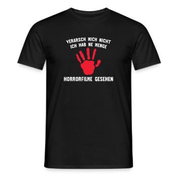 Kino Filme Movies Statement Theater Streaming - Männer T-Shirt - Schwarz - Vorne - AI Model Male 178 light (178cm)