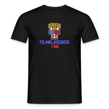 Kino Movies Theater Statement Popcorn Filmabend - Männer T-Shirt - Schwarz - Vorne - AI Model Male 178 light (178cm)