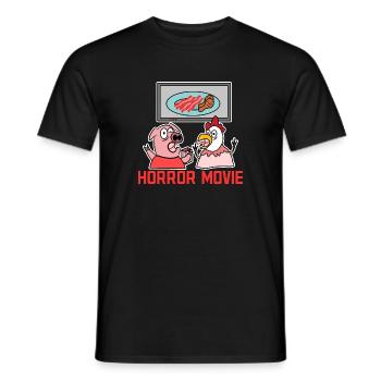 Cinéma Films Déclaration Cinéma Night Cinéma Streaming - T-shirt homme - noir - Devant - AI Model Male 178 light (178cm)