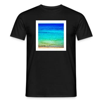 Sea - Men's T-Shirt - black - Front - AI Model Male 178 light (178cm)