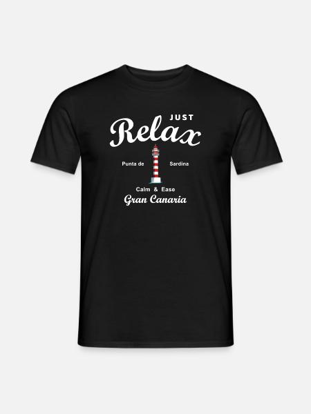 Relax, Gran Canaria, Punta de Sardina, Spanien - Männer T-Shirt - Schwarz