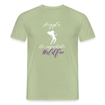 Waldfee Waldelf ungeschickt lustiger Spruch - Männer T-Shirt - Sage - Vorne - AI Model Male 178 light (178cm)