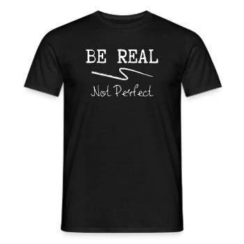 Motivierendes Zitat mit handgeschriebenem Stil - Männer T-Shirt - Schwarz - Vorne - AI Model Male 178 light (178cm)