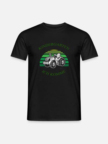 Kindergarten ich komme 3 - Männer T-Shirt - Schwarz