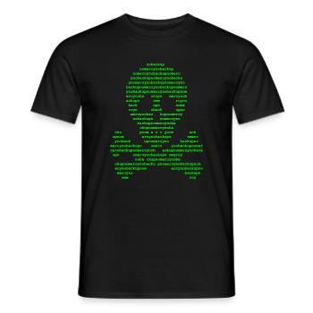 Pas de secours, pas de pitié, de l’humour informatique - T-shirt homme - noir - Devant - AI Model Male 178 light (178cm)
