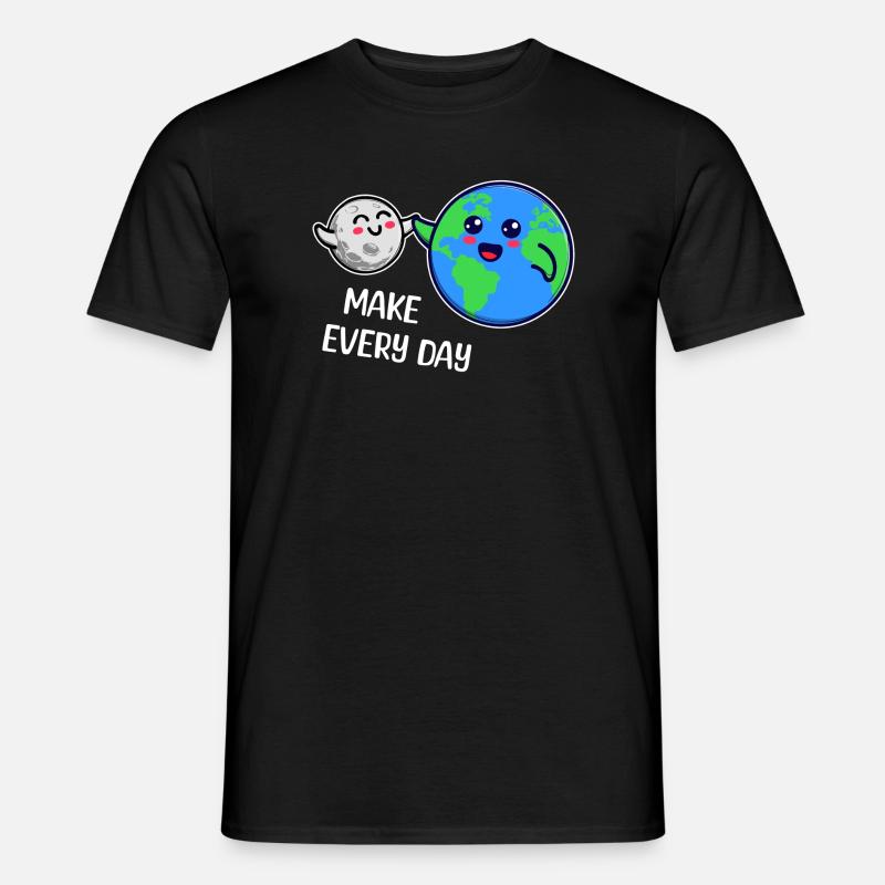 Mutter Erde Statement Umweltfreundlich Umwelt - Männer T-Shirt - Schwarz