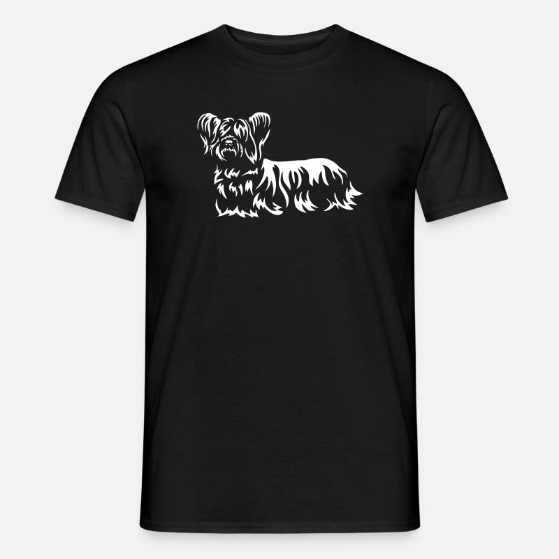 Skye Terrier "Black Edition" - Men's T-shirt - black
