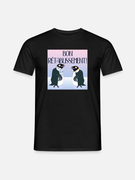 Bon rétablissement ENFANTS - T-shirt homme - noir