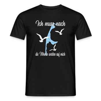Sylt Design mit Spruch - Männer T-Shirt - Schwarz - Vorne - AI Model Male 178 light (178cm)
